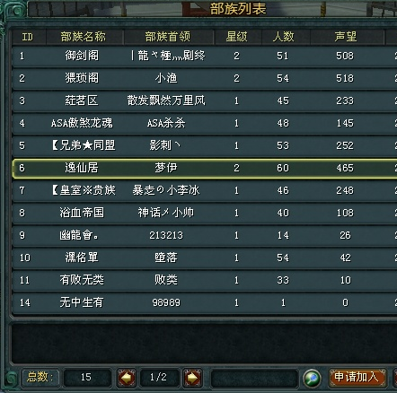 加入部族